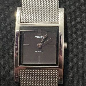 Timex Silver Mesh Indiglo Watch
